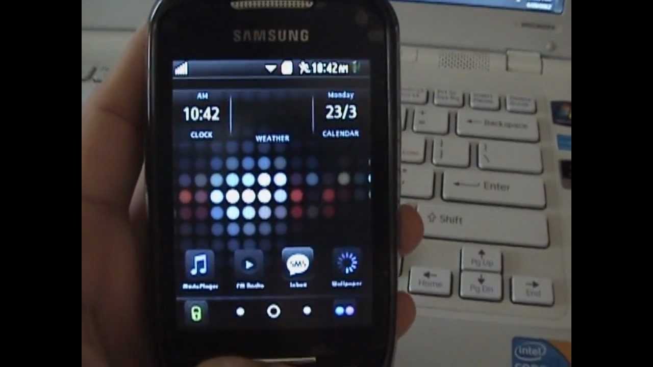 Samsung Corby 2 S3850 Widgets Free Download